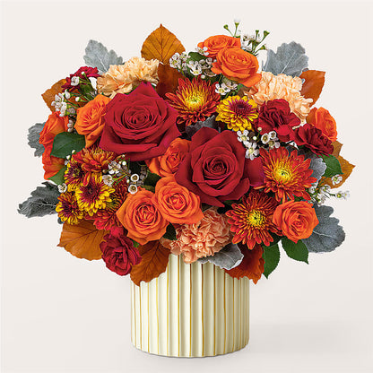 Merlot Bouquet with Ivory Vase –  Carrs, Bellevue WA