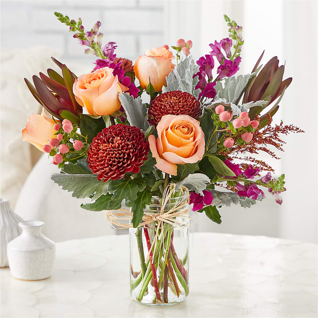 Moody Hues Bouquet –  Carrs, Bellevue WA