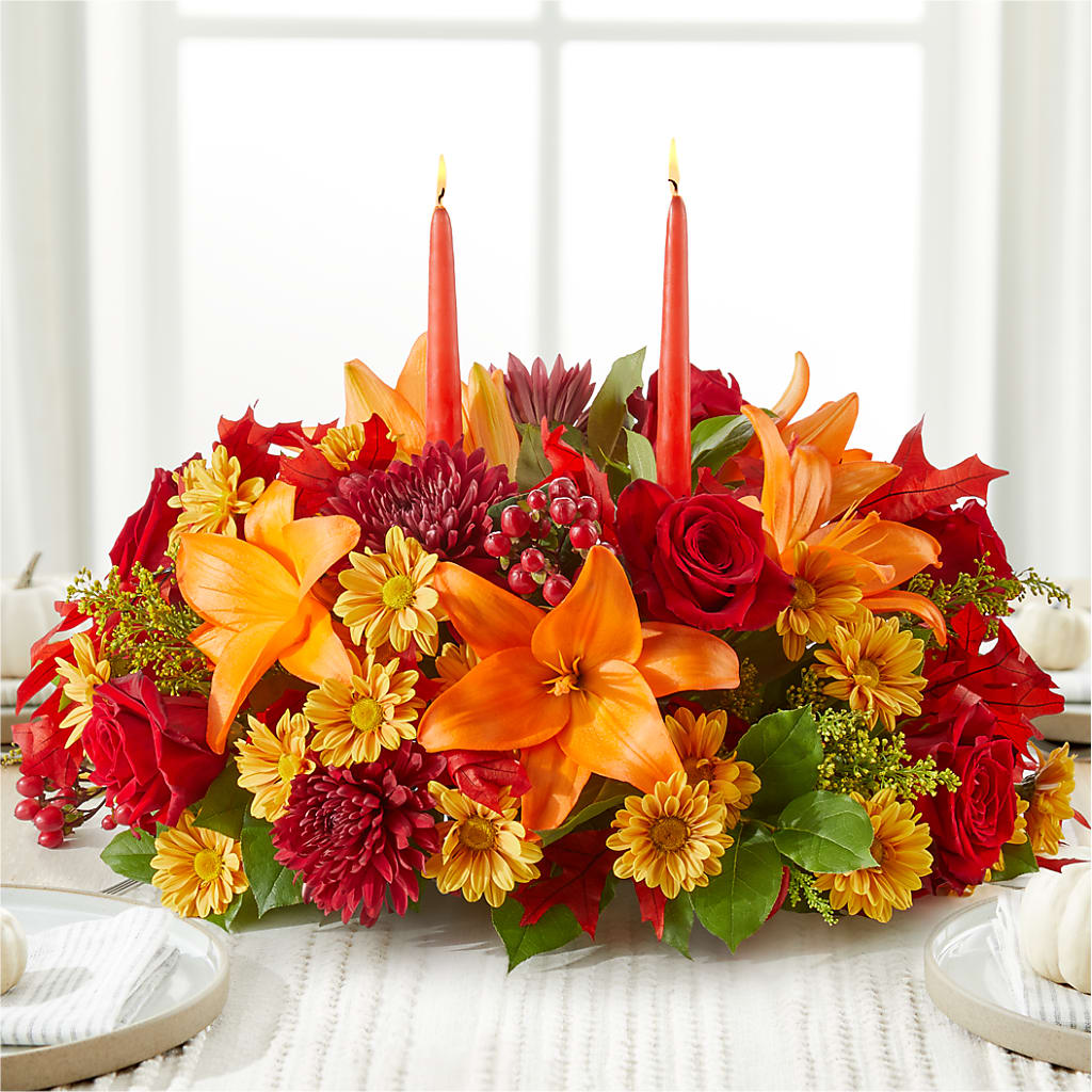Autumn's Embrace Centerpiece –  Carrs, Bellevue WA