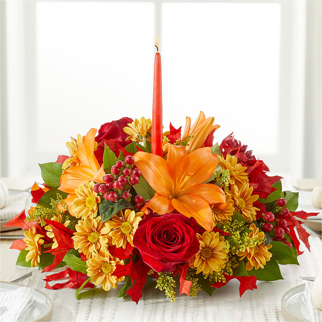 Autumn's Embrace Centerpiece –  Carrs, Bellevue WA