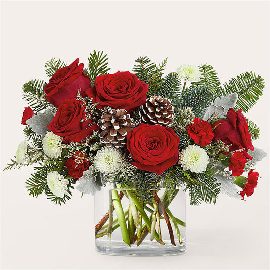 Yule Cheer Bouquet –  Carrs, Bellevue WA