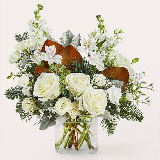 Fresh Snowfall Bouquet –  Carrs, Bellevue WA